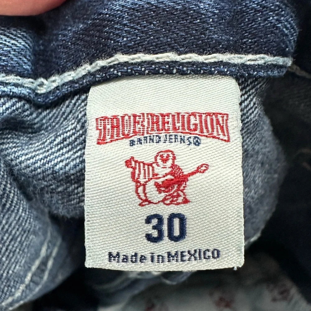 True Religion Jeans Skinny Acid Wash Denim Mens Size‎ 30